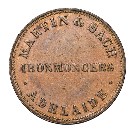 Martin & Sach Penny Token Extremely Fine