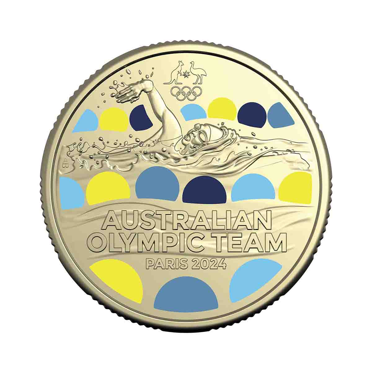 Australian Olympic Team 2024 $1 Stamp & Coin Cover