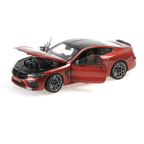 BMW M8 COUPE - RED METALLIC - 2020 - 1:18 Scale Diecast Model Car