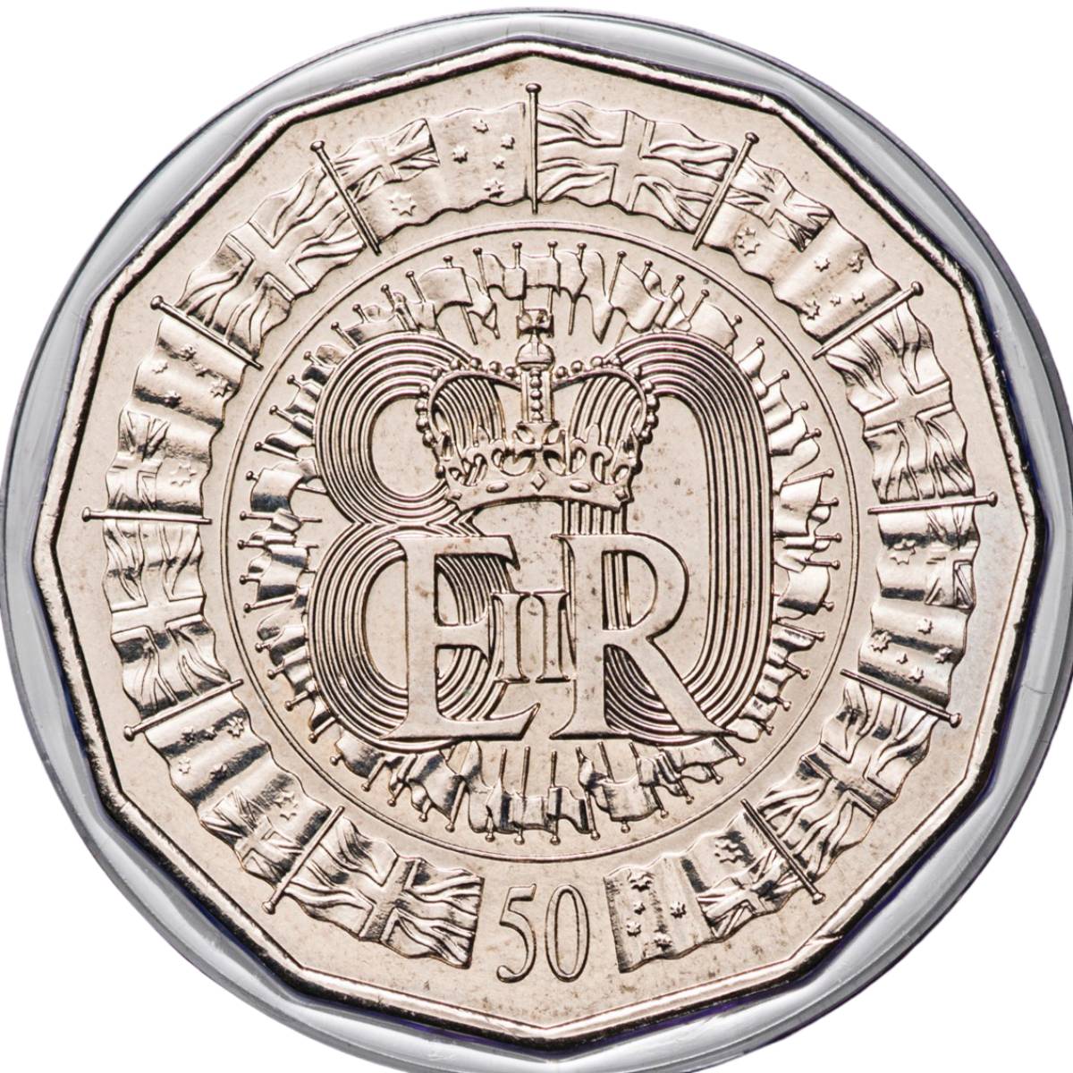 Australia Elizabeth II 80th Birthday 2006 50c Cupro-Nickel Uncirculated Coin