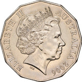 Australia Elizabeth II 80th Birthday 2006 50c Cupro-Nickel Uncirculated Coin