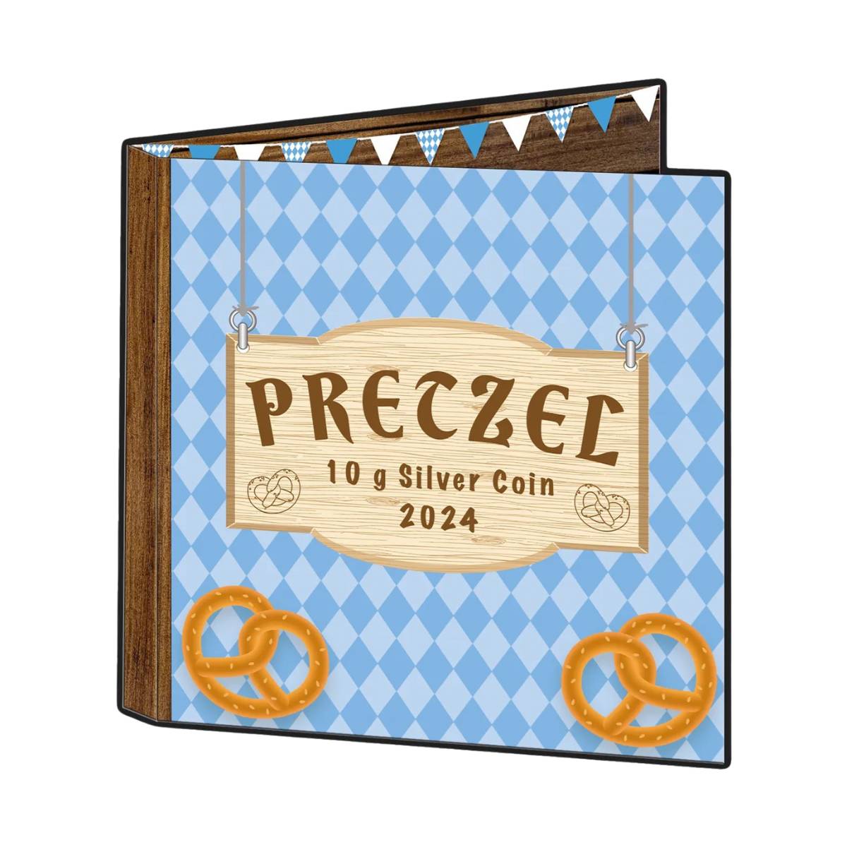 Pretzel 2024 $1 10g Silver Prooflike Coin