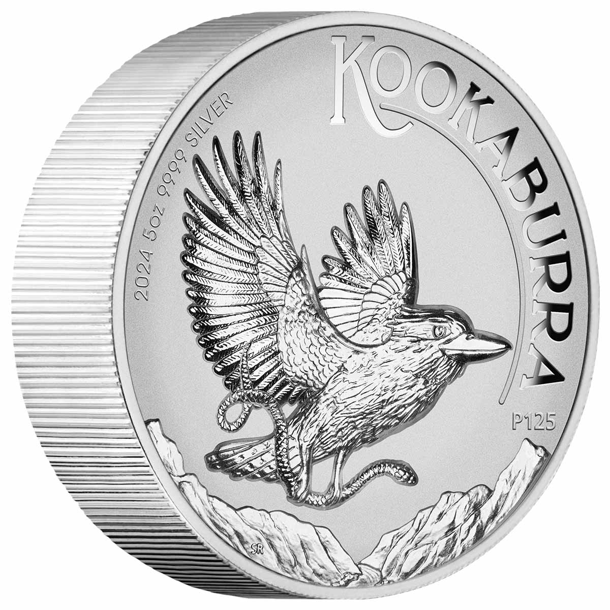 Australia Kookaburra 2024 $8 High Relief Incuse 5oz Silver Proof Coin