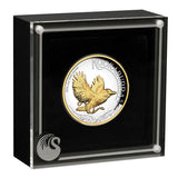 Australia Kookaburra 2024 $2 High Relief Gold-plated 2oz Silver Proof Coin