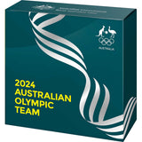 Australian Olympic Team 2024 $5 1oz Fine Silver Proof Domed Coin