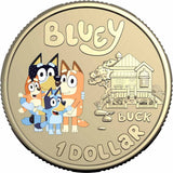 Australian Bluey Dollarbucks 2024 $1 Al-Br Coloured Uncirculated Three Coin Set