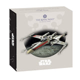 Star Wars X-Wing 2024 50p Silver Proof Colour Coin