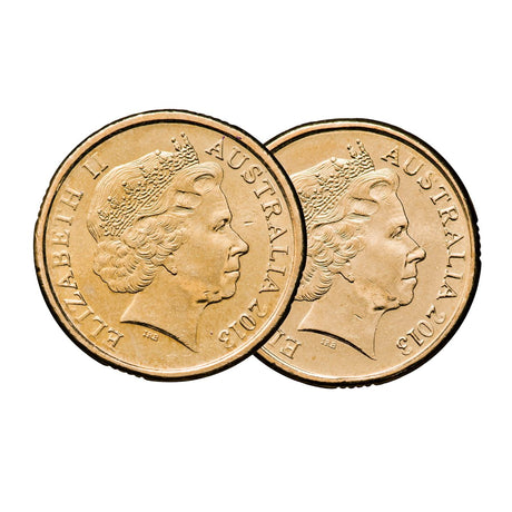 Australia 2013 $2 Aboriginal Elder & Coronation 60th Anniversary Aluminium-Bronze Uncirculated Coin Pair
