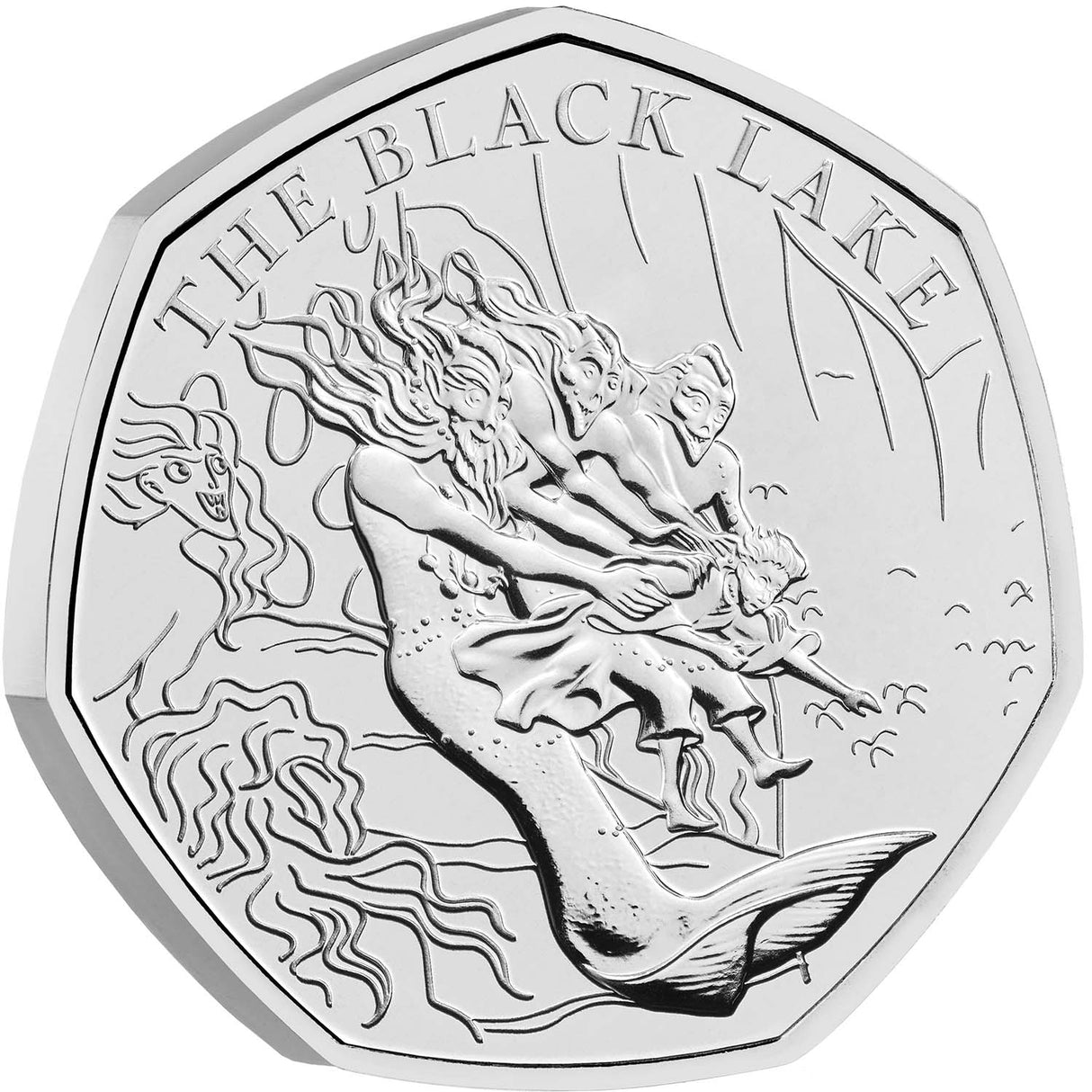 Harry Potter The Black Lake 2024 50p Cupro-Nickel Brilliant Uncirculated Coin