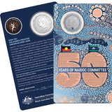Australia NAIDOC 50th Anniversary 2024 50c Colour Frosted Uncirculated Coin
