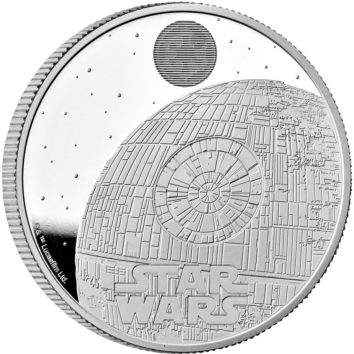 Star Wars Death Star 2024 £2 1oz Silver Proof Coin