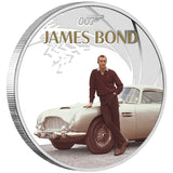 James Bond Sean Connery DB5 2024 $1 1oz Silver Proof Coin