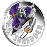 Teenage Mutant Ninja Turtles™ Shredder 2024 $1 Colour 1oz Silver Proof Coin