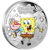 SpongeBob SquarePants – SpongeBob and Gary 2024 $1 Colour 1oz Silver Proof Coin