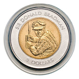 Australia 1996 $5 Sir Donald Bradman Bimetal Uncirculated Coin (WBC Sleeve)