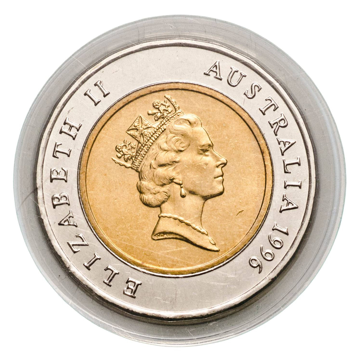 Australia 1996 $5 Sir Donald Bradman Bimetal Uncirculated Coin (WBC Sleeve)