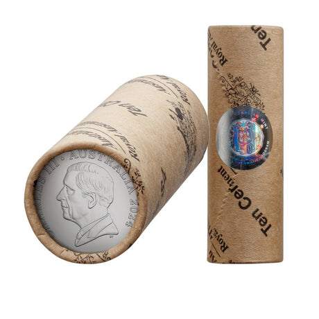 Australia Charles III 2024 10c Cupro-Nickel Uncirculated 40-Coin Premium RAM Mint Roll