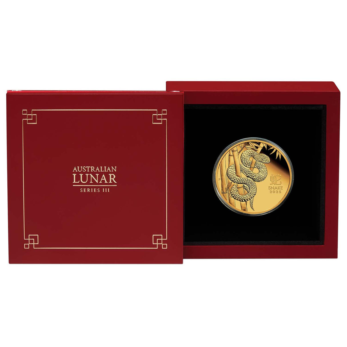 Australia Lunar Year of the Snake 2025 $100 1oz Gold Proof Coin