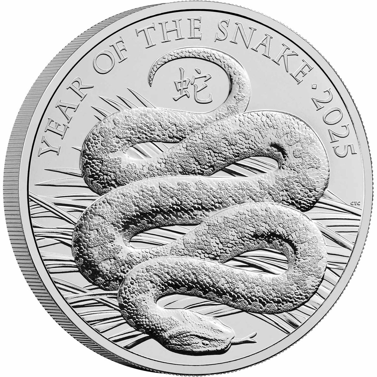 Lunar Year of the Snake 2025 £5 Cupro-Nickel Brilliant Uncirculated Coin