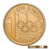 Australia Olymphilex 2000 $1 C Mintmark Uncirculated Coin