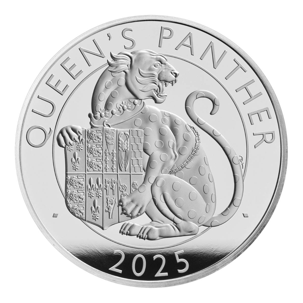 The Royal Tudor Beasts The Queen's Panther 2025 UK 1oz Silver Proof Coin