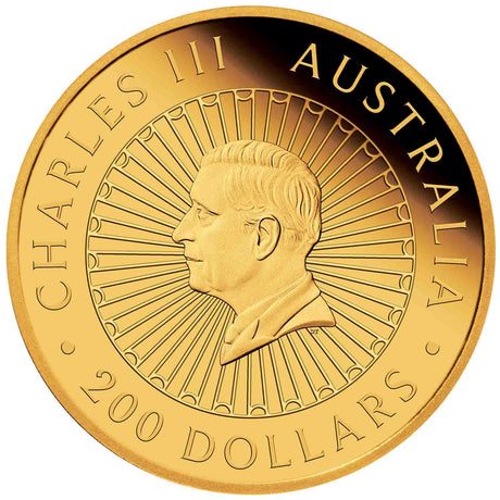 Australia Great Southern Land 2024 $200 Mother of Pearl 2oz Gold Proof Coin