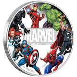 85th Anniversary of Marvel 2024 50c 1/2oz Silver Proof Coloured Coin