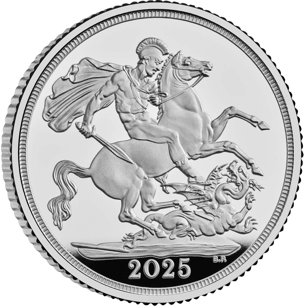 Great Britain 2025 St George & the Dragon Silver Proof Sovereign