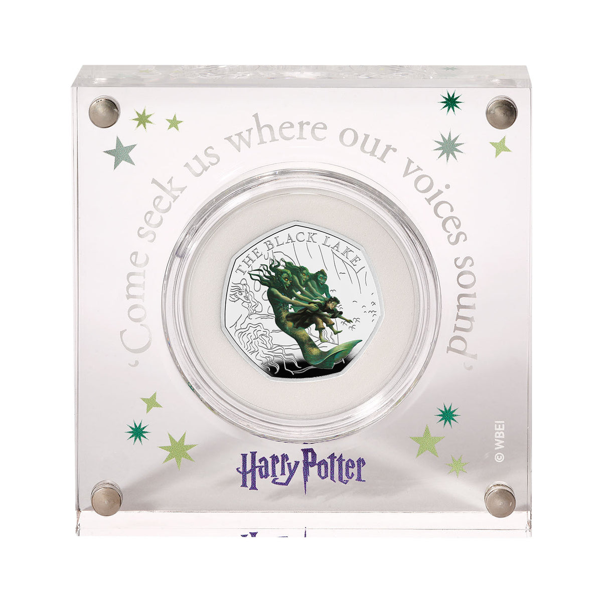 Harry Potter The Black Lake 2024 50p Colour Silver Proof Coin