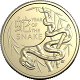 Australia Lunar Year of the Snake 2025 $1 Aluminium-Bronze Uncirculated 2-Coin Set