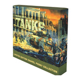 Second World War Tanks 9-Coin Enamel Penny Collection