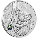 Australian Koala with Panda Privy 2024 1oz Silver Coin