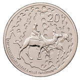 Burke and Wills 2010 20c Uncirculated Coin