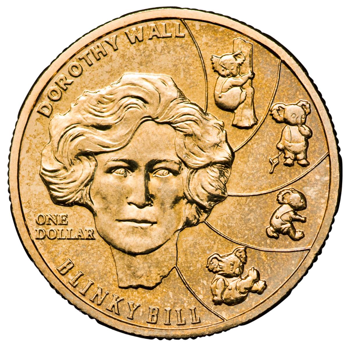 Dorothy Hall Blinky Bill 2011 $1 Uncirculated Coin