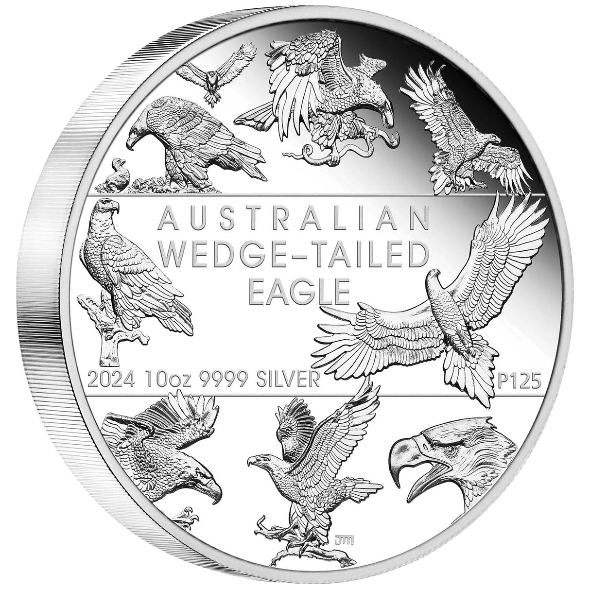 Australia Wedge-Tailed Eagle 10th Anniversary 2024 $10 10oz Silver Proof Coin