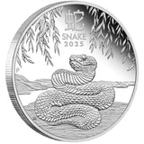 Australia Lunar Year of the Snake 2025 $1 1oz Silver Three Coin Set