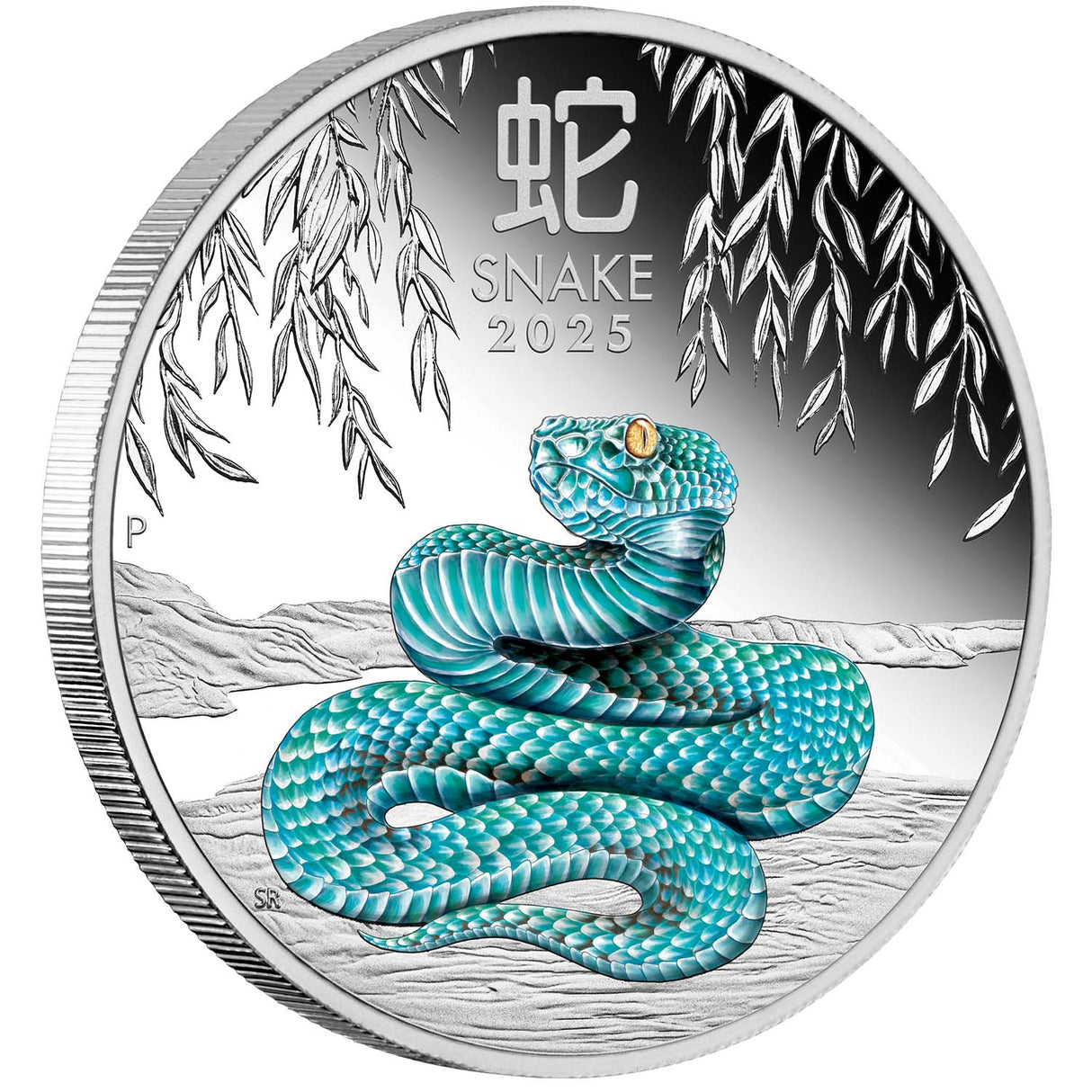 Australia Lunar Year of the Snake 2025 $1 1oz Silver Three Coin Set