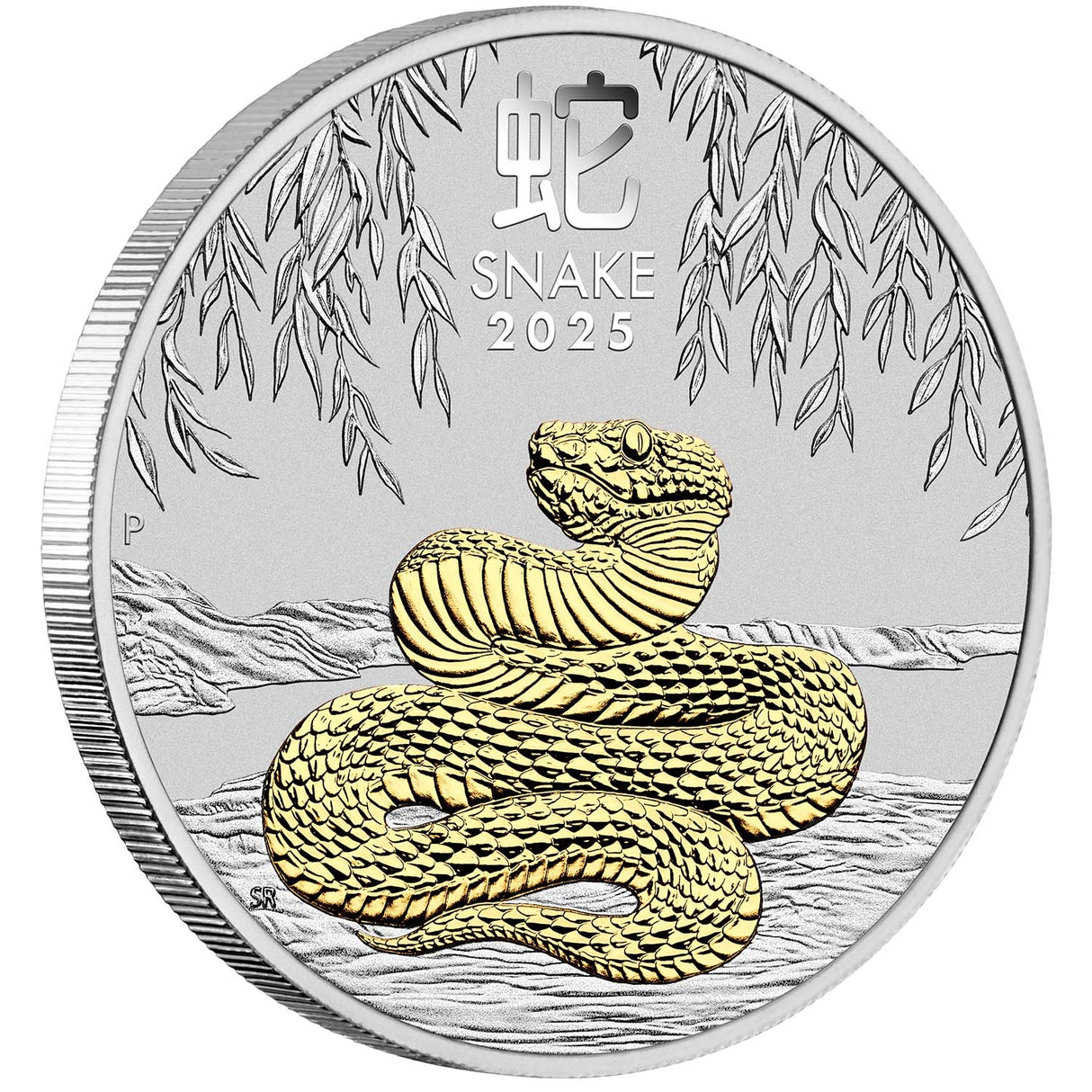 Australia Lunar Year of the Snake 2025 $1 1oz Silver Three Coin Set