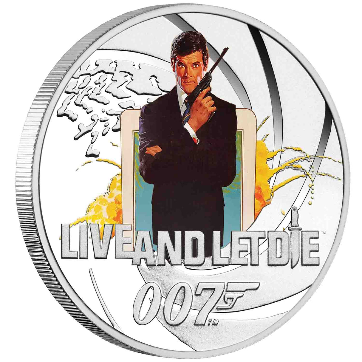 James Bond Roger Moore Silver Proof 8-Coin Collection