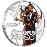 James Bond Roger Moore Silver Proof 8-Coin Collection