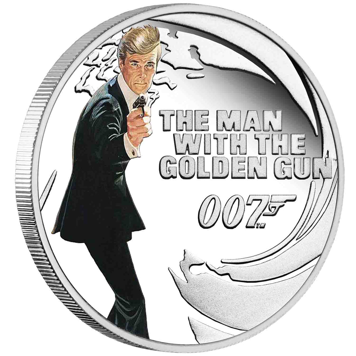 James Bond Roger Moore Silver Proof 8-Coin Collection