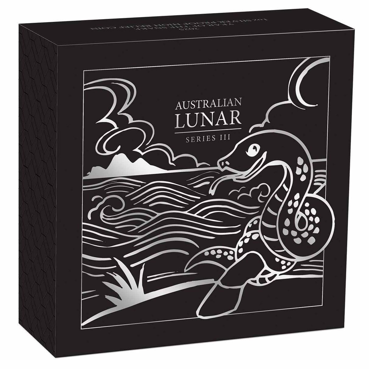 Australia Lunar Year of the Snake 2025 $1 High Relief 1oz Silver Proof Coin