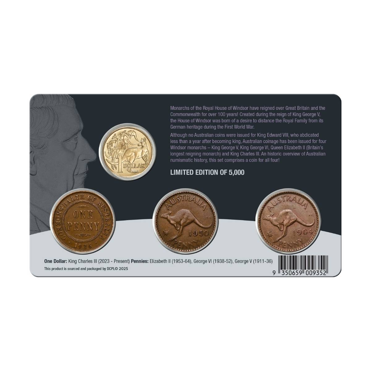 House of Windsor Australian 4-Coin Set