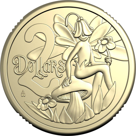 Australia 2025 $2 Tooth Fairy Aluminium-Bronze Uncirculated Coin