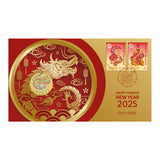 Chinese New Year 2025 $1 Stamp & Coin Cover