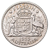 Australia Elizabeth II 1953 Florin Choice Brilliant Uncirculated Coin