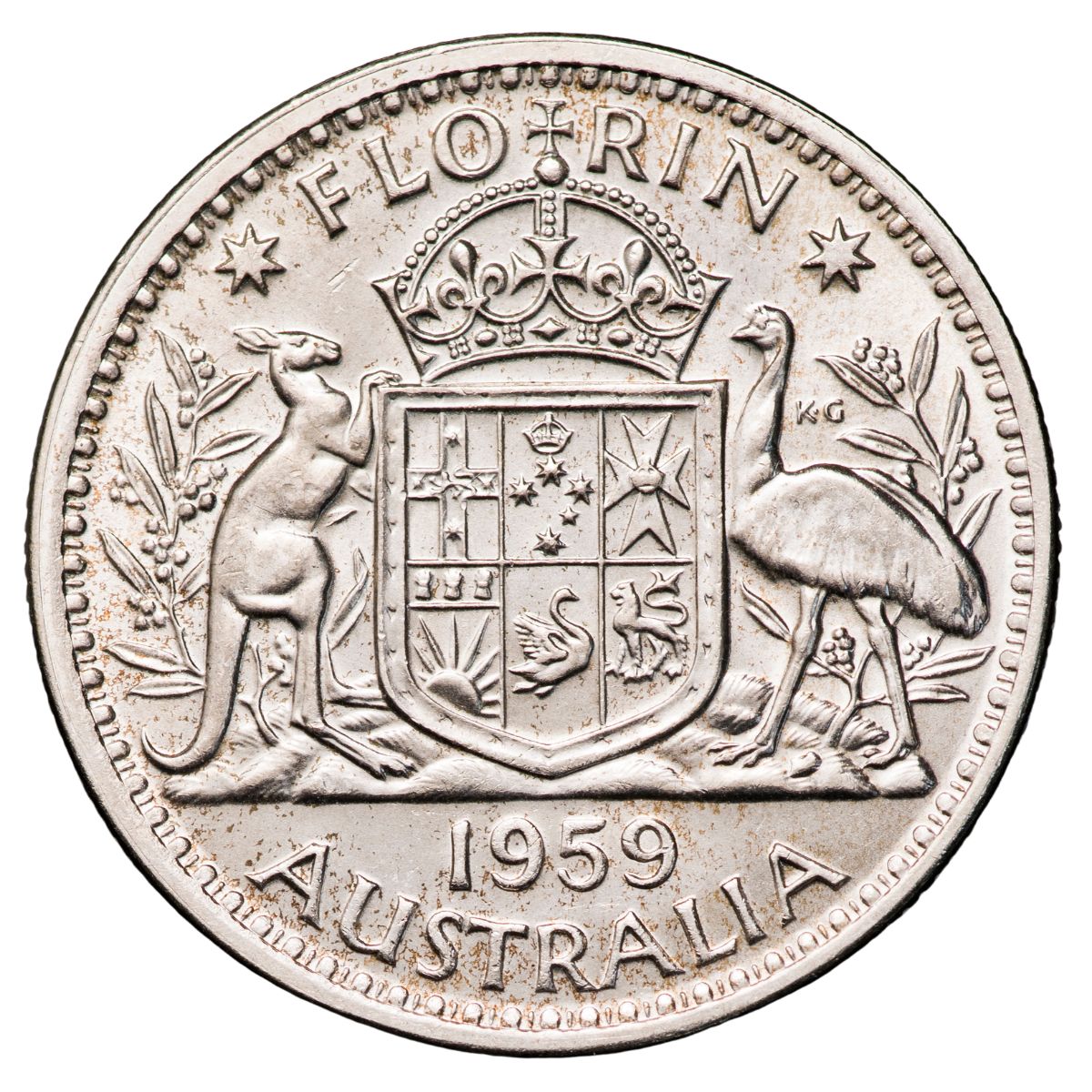 Australia Elizabeth II 1959 Florin Choice Uncirculated Coin