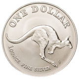 Australia Kangaroo 1993 $1 1oz Silver Uncirculated Coin