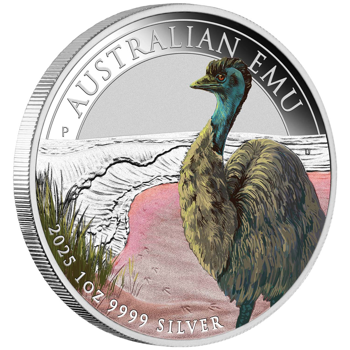 Australia Emu 2025 $1 Colour 1oz Silver Uncirculated Coin