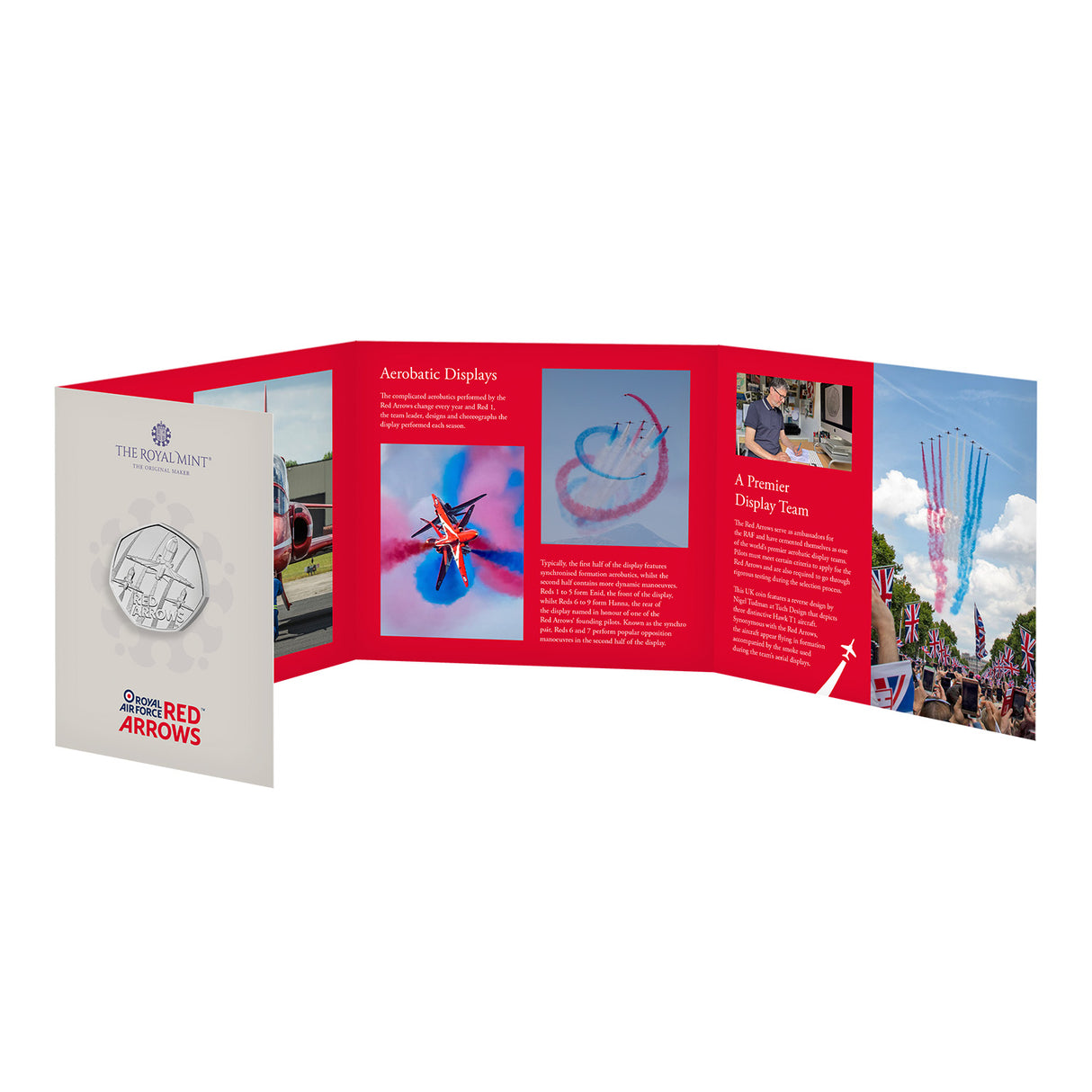 Great Britain Red Arrows 2024 50p Cupro-Nickel Brilliant Uncirculated Coin